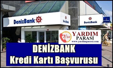 Kredi başvurusu denizbank